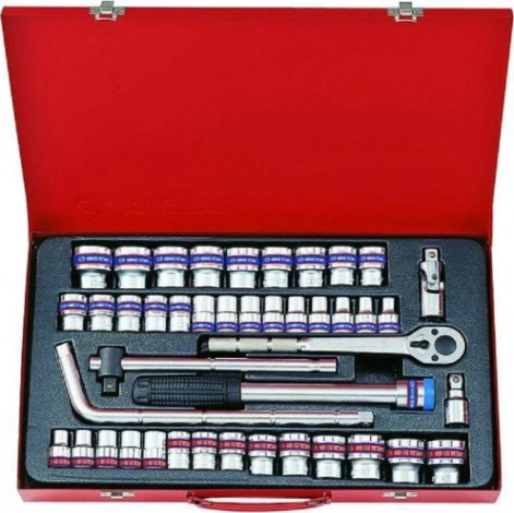 Набор головок 1/2" KING TONY 4045CR 1/2", 43 предмета Набор головок 1/2" KING TONY 4045CR 1/2", 43 предмета